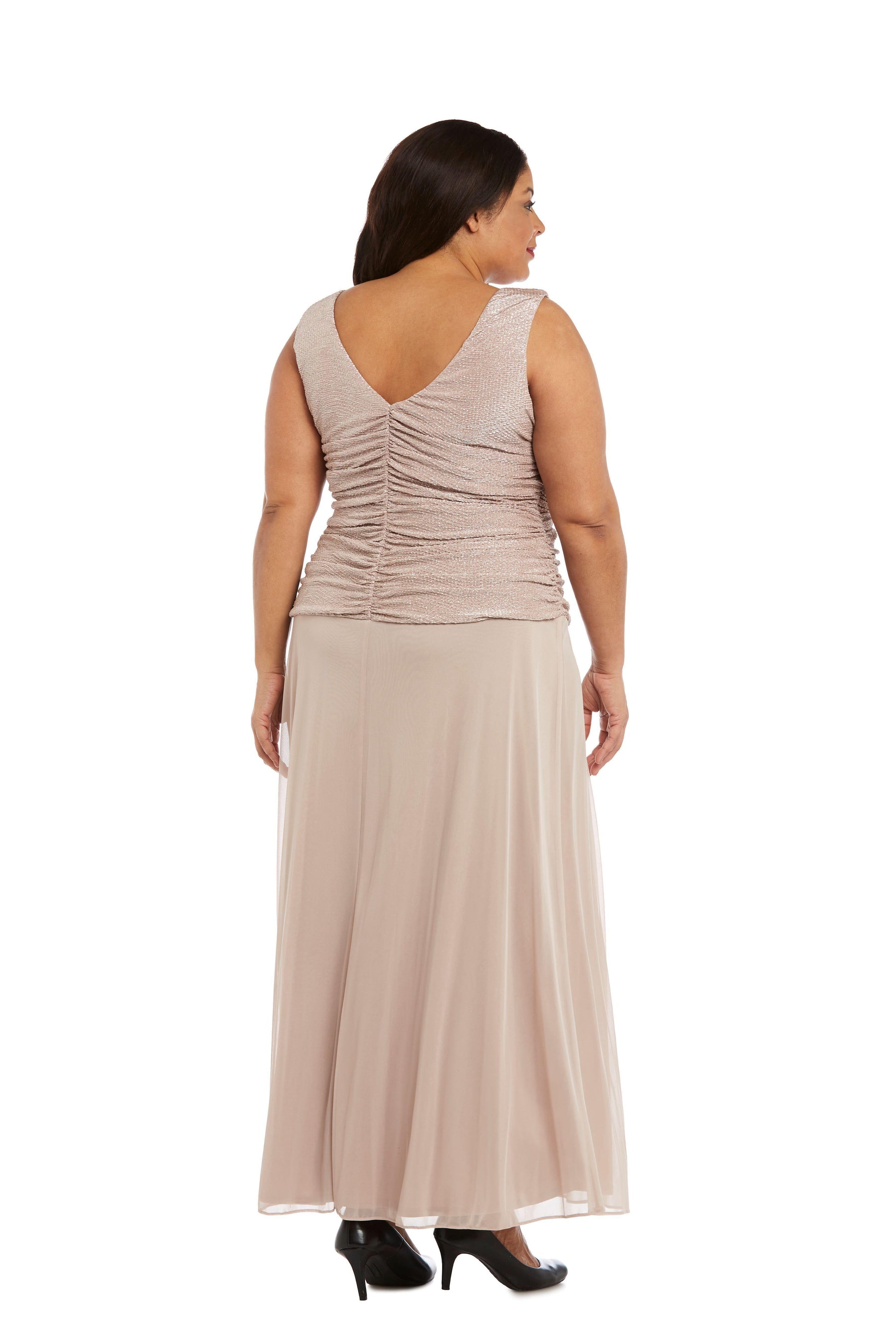 R&M Richards 9657W Plus Size Mother Of The Bride Dress