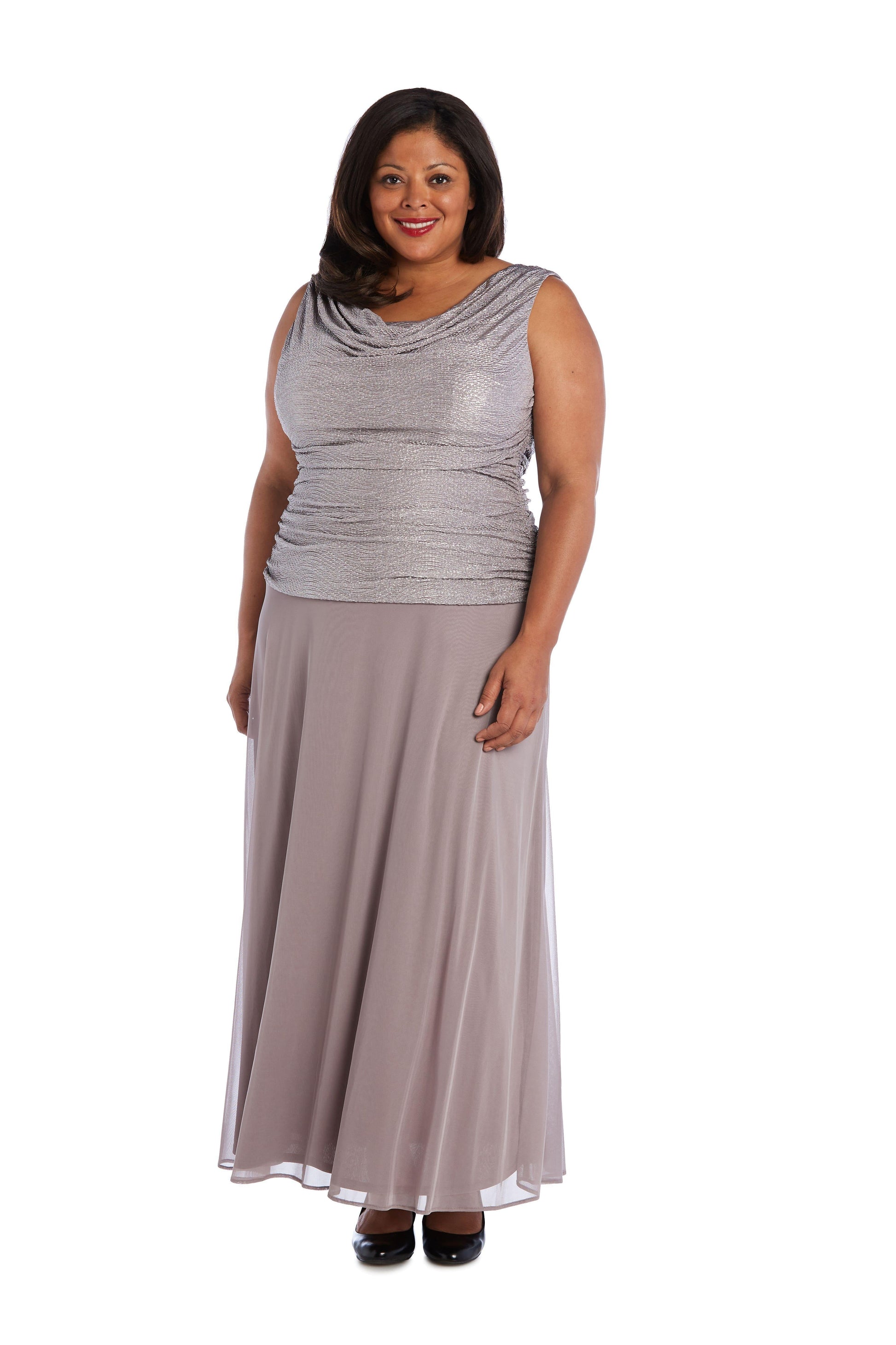 R&M Richards 9657W Plus Size Mother Of The Bride Dress