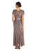 R&M Richards Long Formal Petite Sequins Dress 1875P - The Dress Outlet