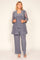 R&M Richards Mother of the Bride Formal Pants Suit Charcoal