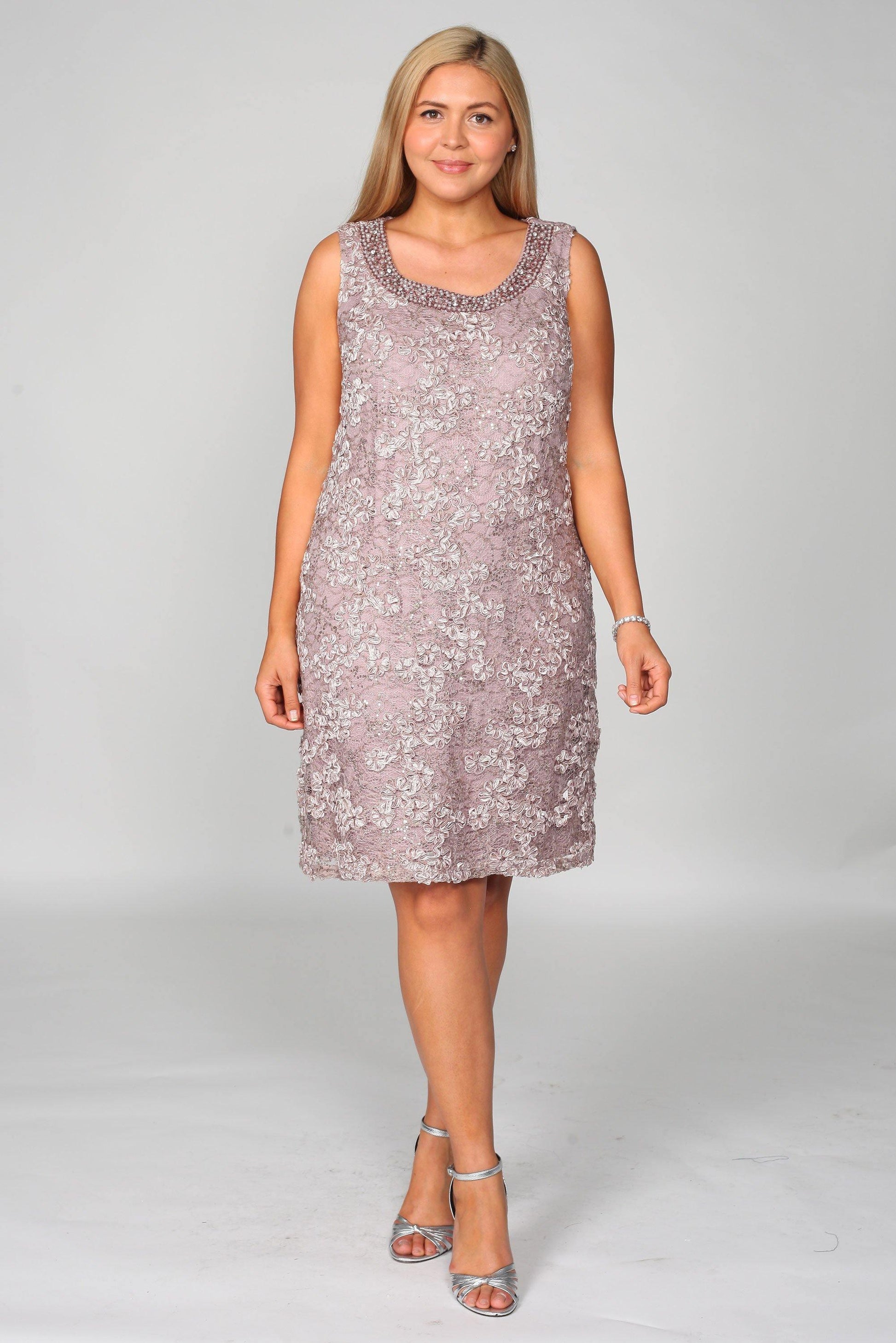 R&M Richards 7078 Mother Of The Bride Short Dress CLEARANCE