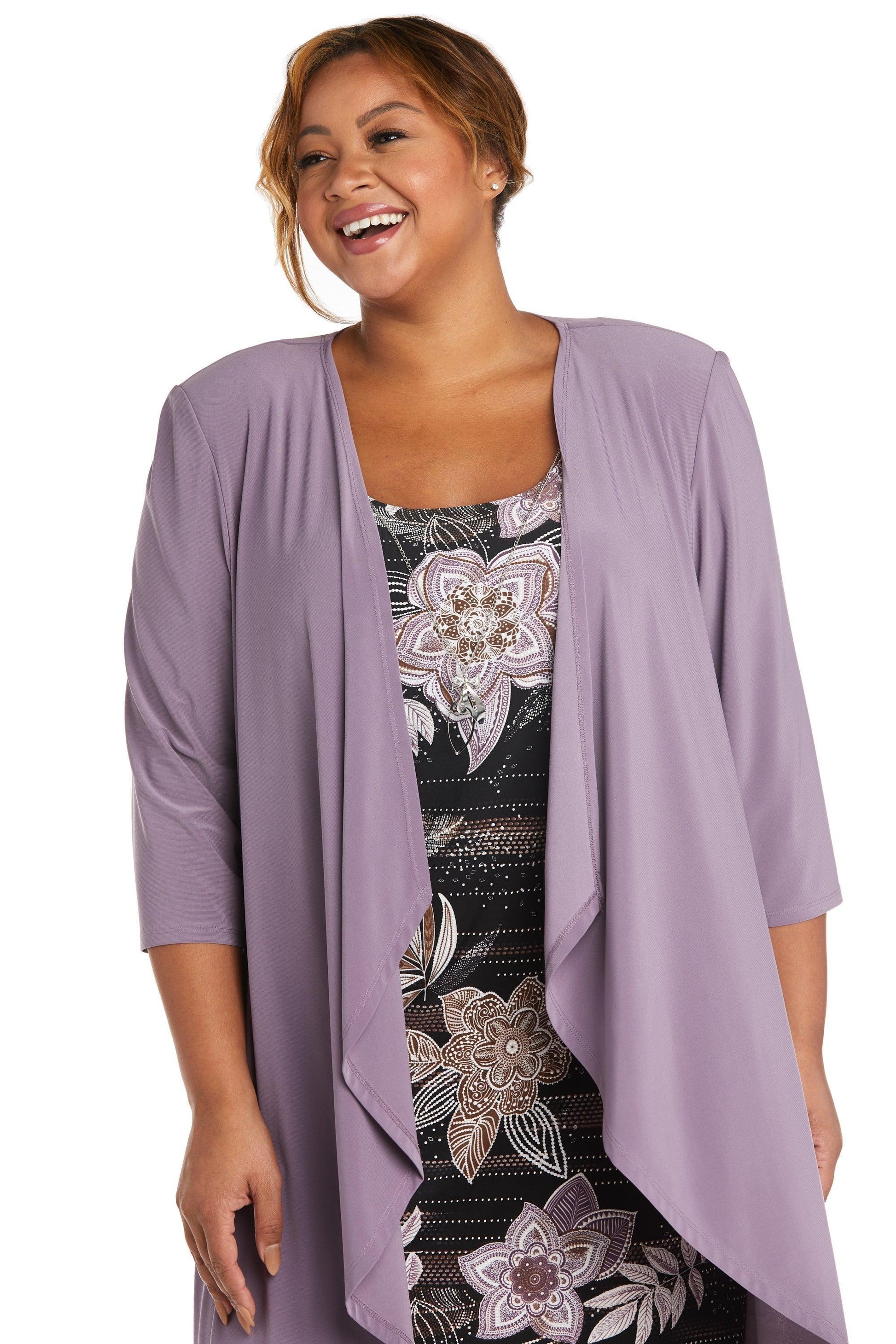 R&M Richards 7897W Short Cocktail Print Jacket Dress Sale