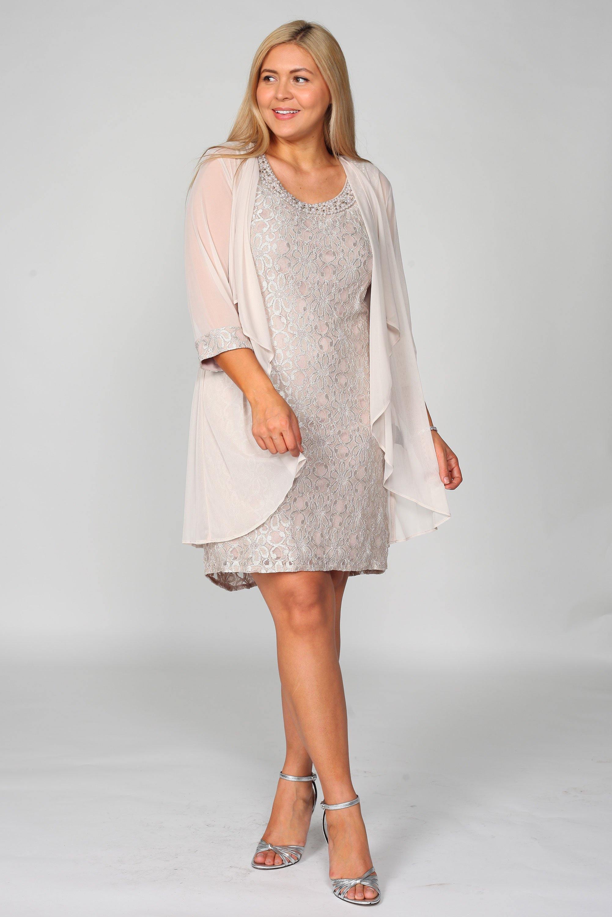 Short Sleeveless Dress R&M Richards 2208