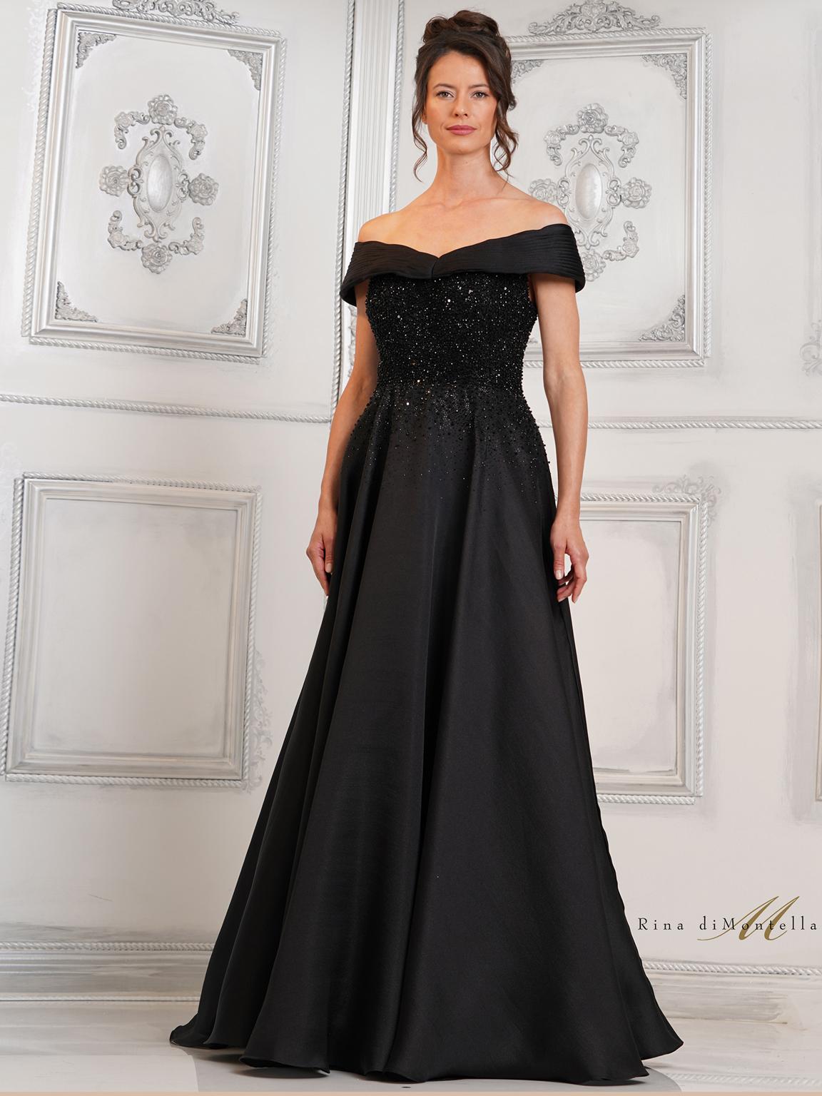 Rina di Montella RD3102 Beaded Long Formal Evening Gown