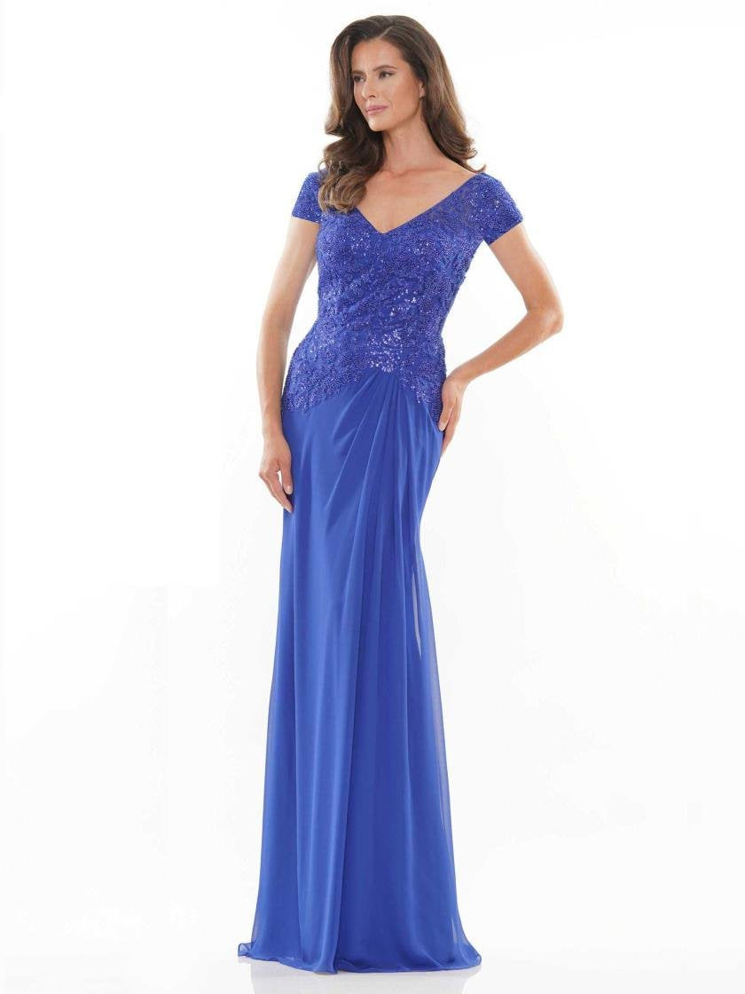 Rina di Montella Beaded Long Formal Dress 2743 - The Dress Outlet