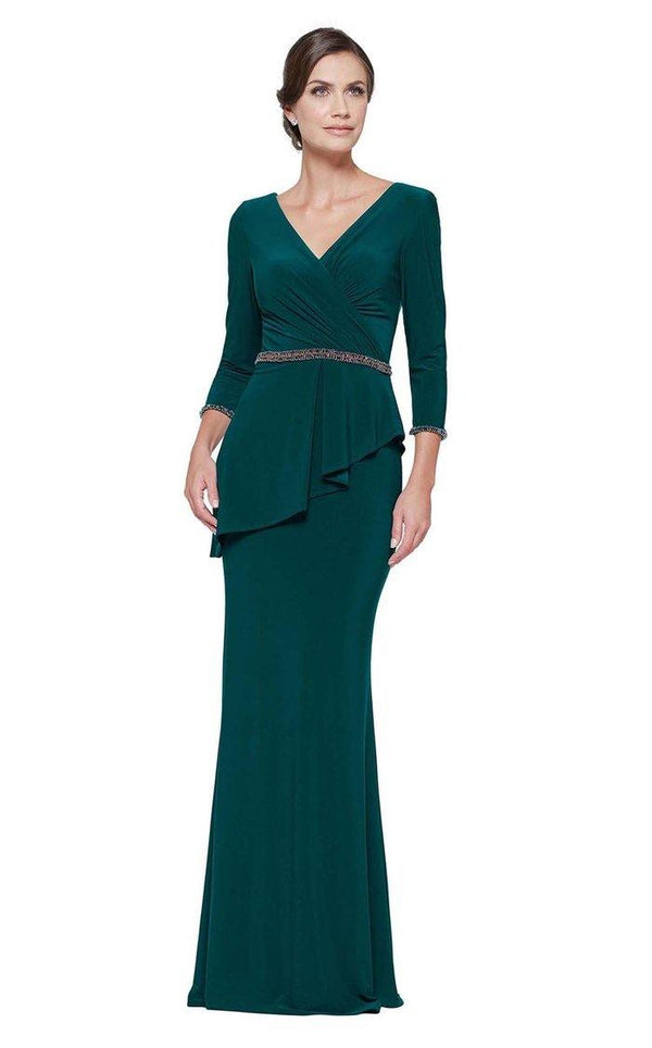 Rina di Montella Formal Long Sleeve Dress