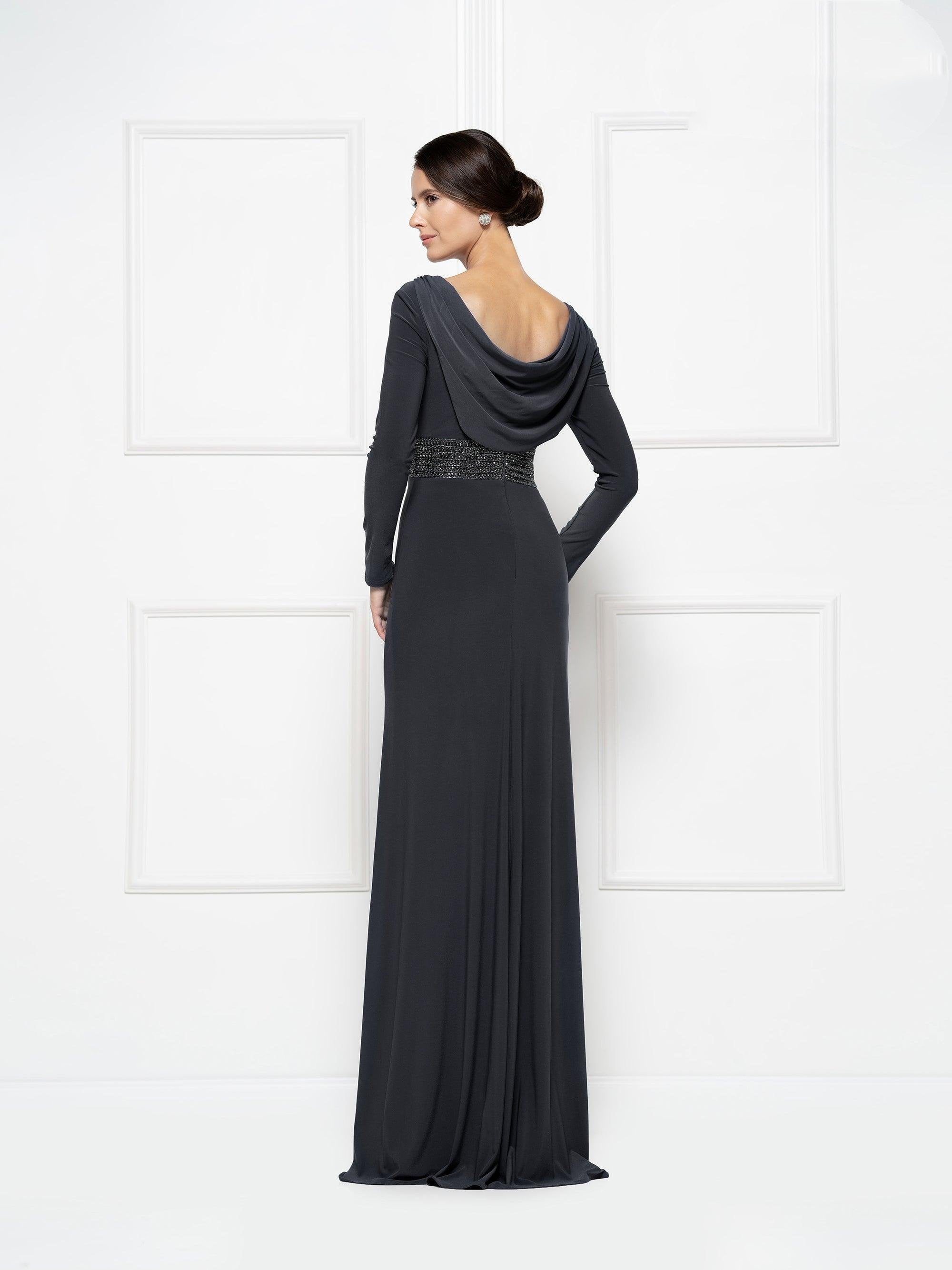 Rina di Montella Formal Long Sleeve Dress 2691 - The Dress Outlet