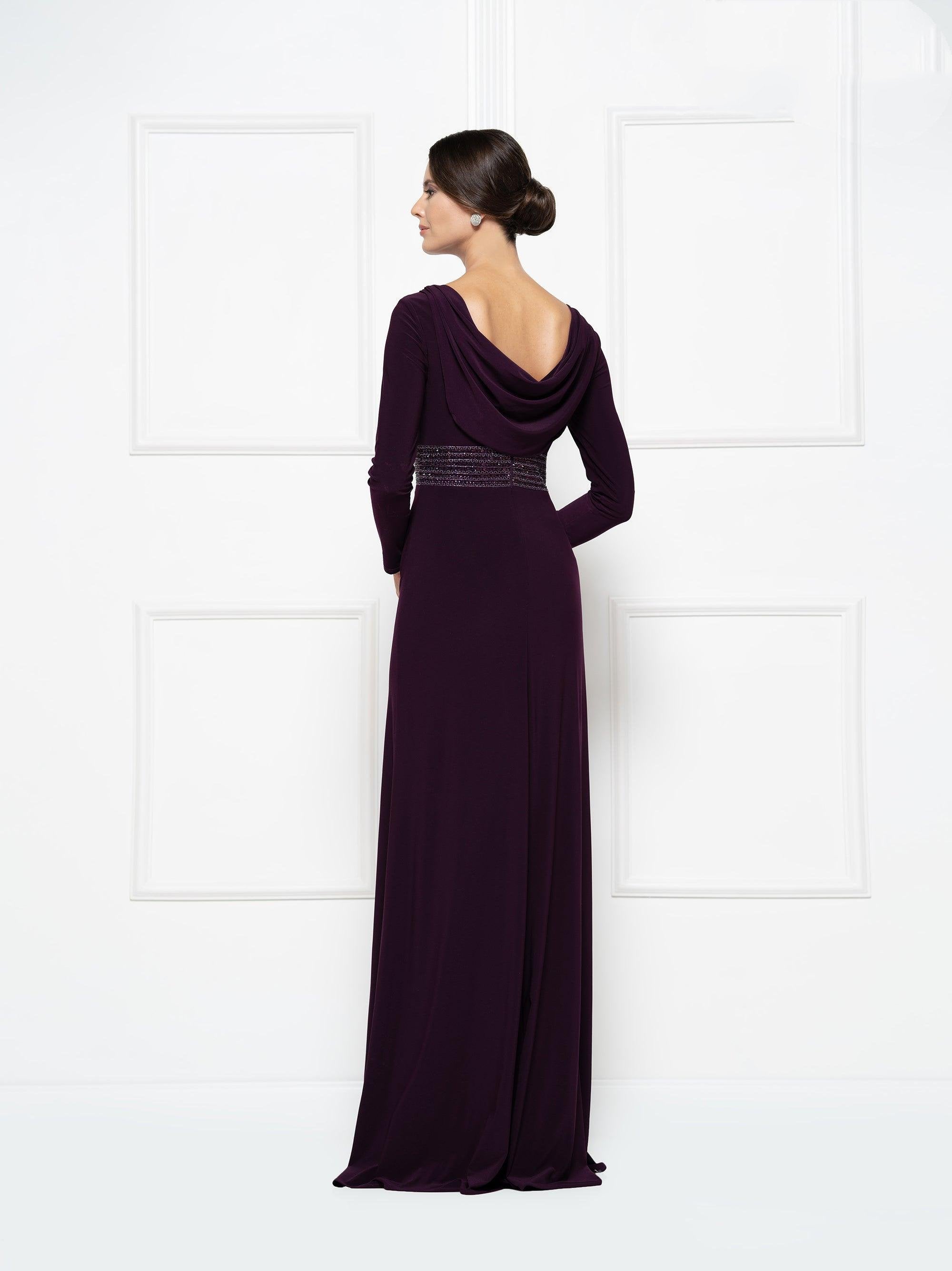 Rina di Montella Formal Long Sleeve Dress 2691 - The Dress Outlet