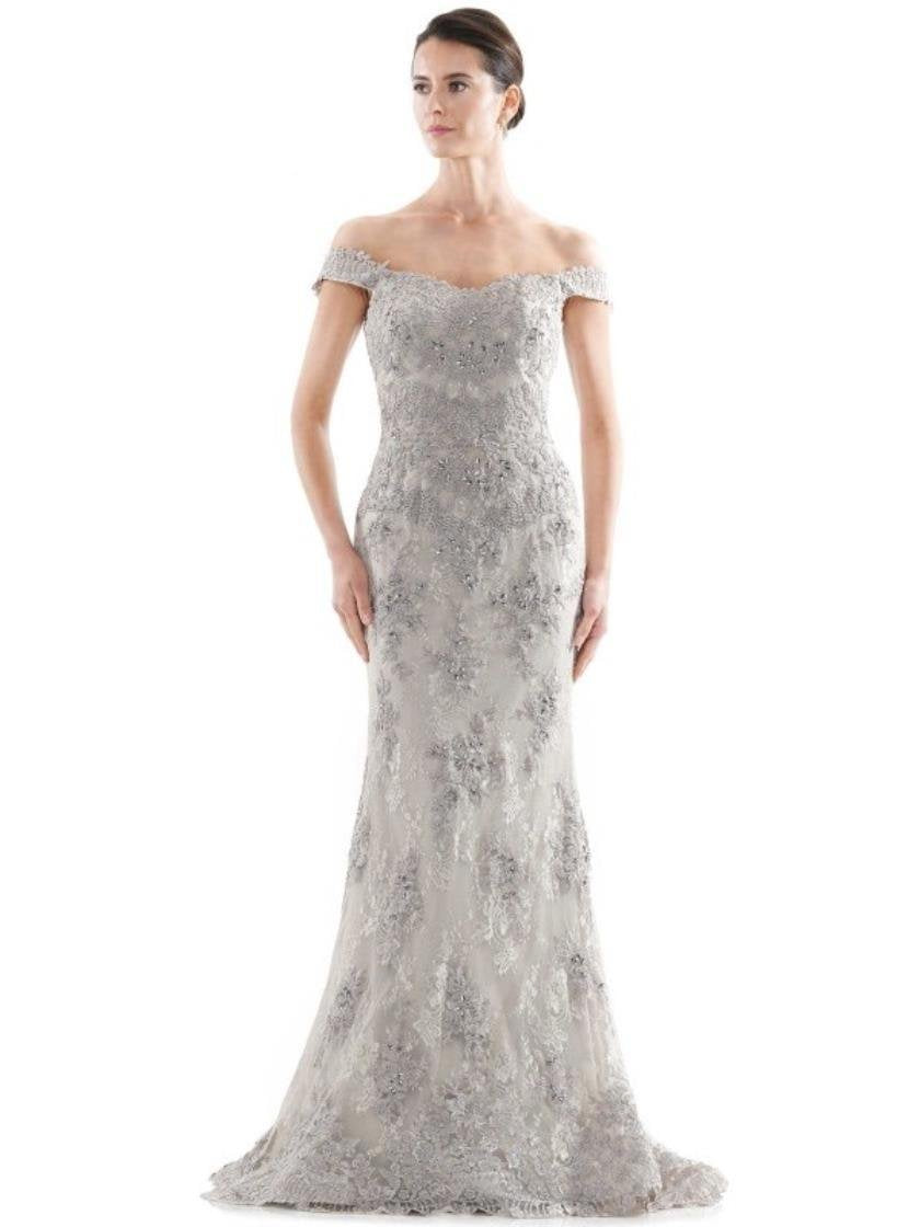 Rina di Montella Long Formal Beaded Dress 2711 - The Dress Outlet