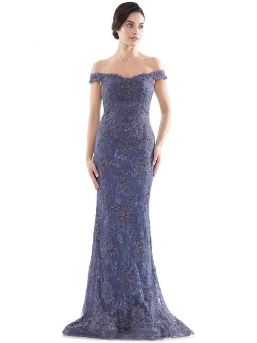 Rina di Montella Long Formal Beaded Dress 2711 - The Dress Outlet