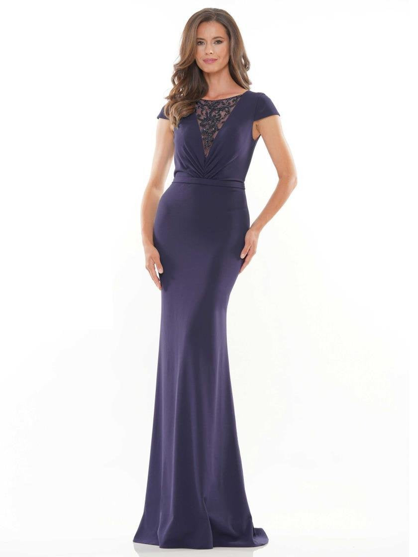 Rina di Montella Long Formal Beaded Dress 2729 - The Dress Outlet