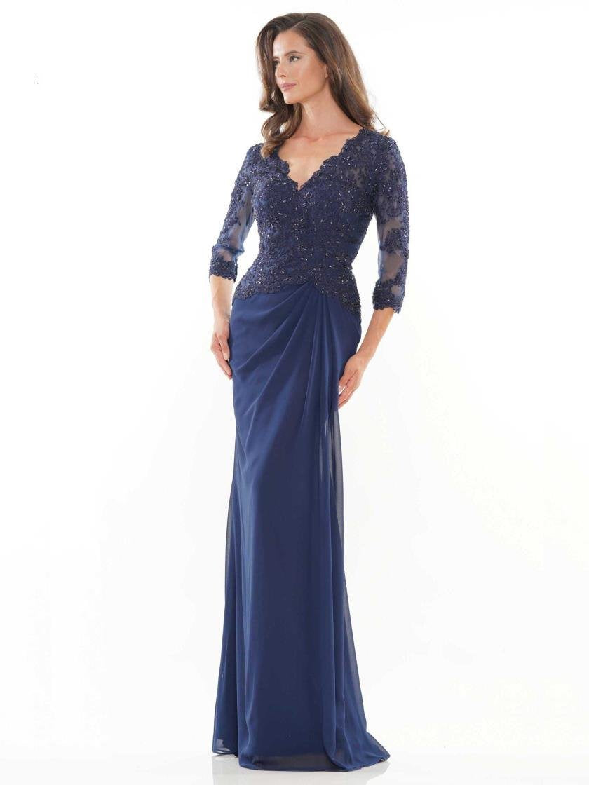 Rina di Montella Long Formal Chiffon Dress 2744 - The Dress Outlet