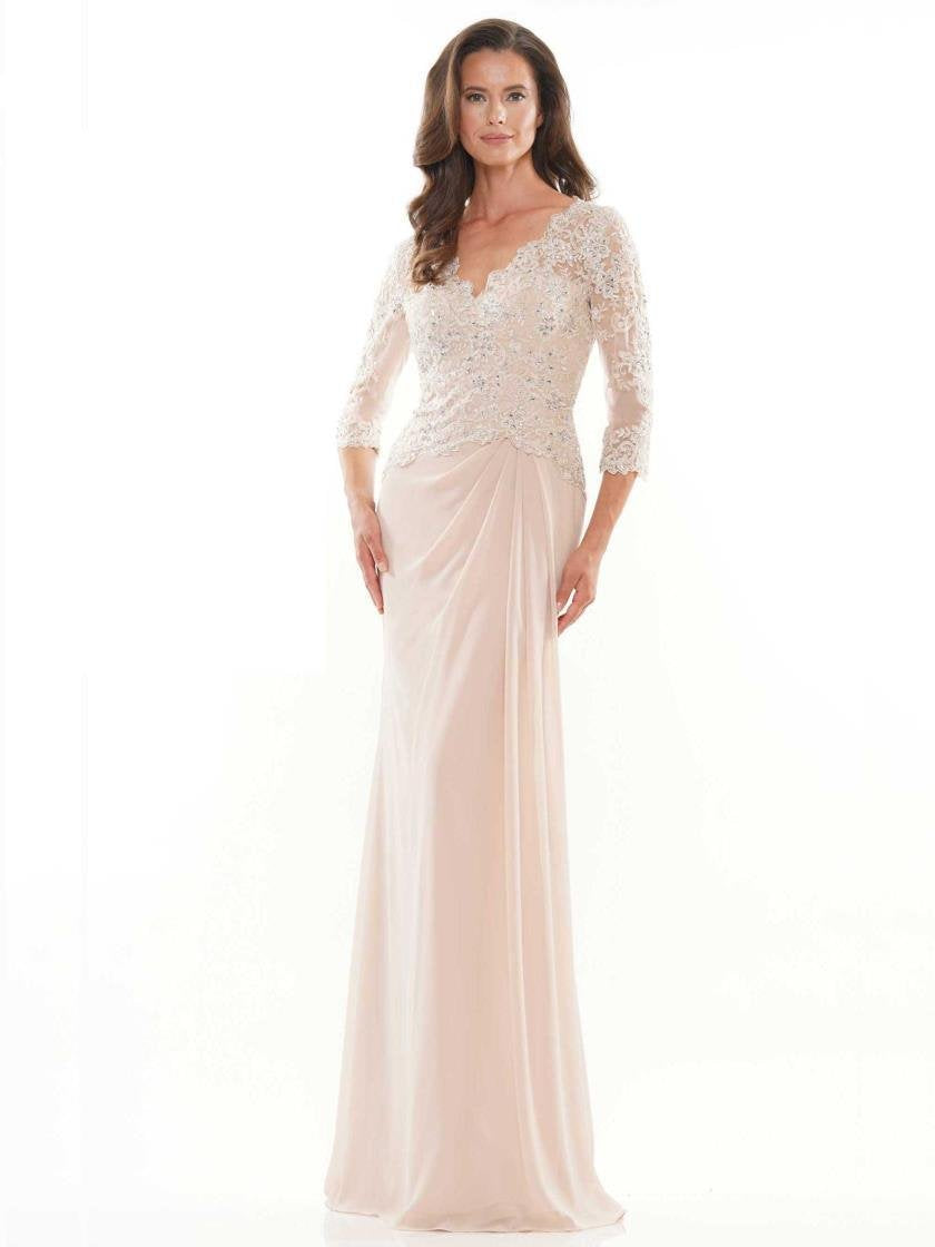Rina di Montella Long Formal Chiffon Dress 2744 - The Dress Outlet