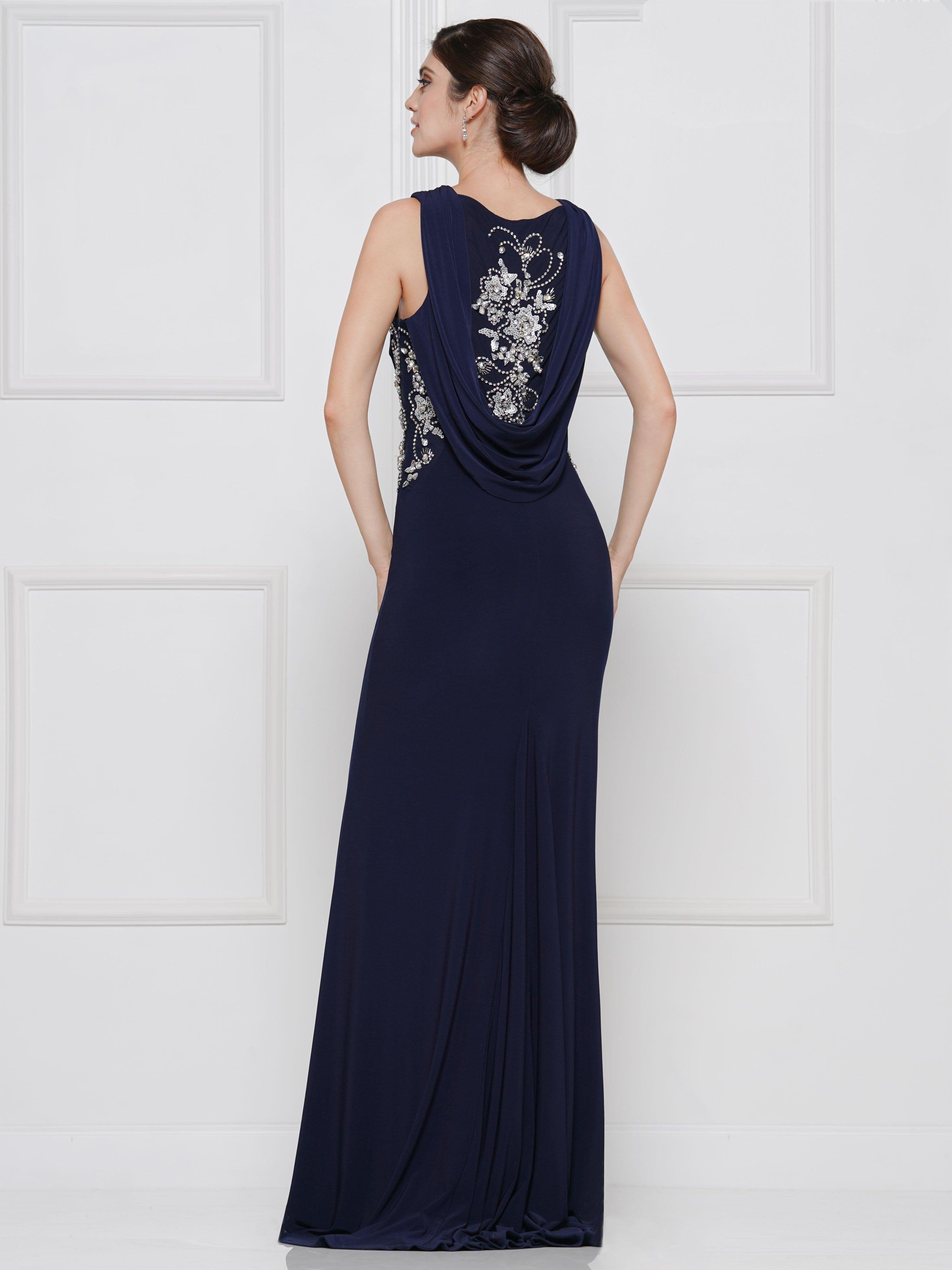 Rina Di Montella Long Formal Fitted Dress 2029 - The Dress Outlet