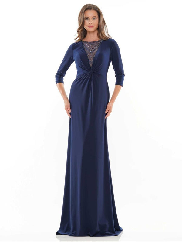 Rina di Montella Long Formal Long Sleeve Dress 2730