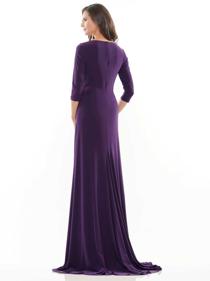Rina di Montella Long Formal Long Sleeve Dress 2730 - The Dress Outlet