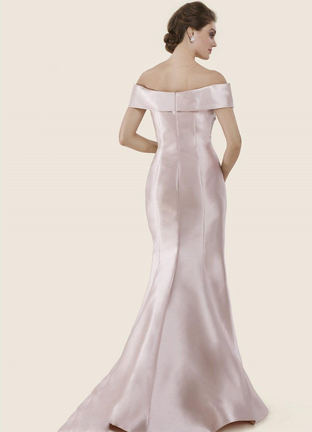 Rina di Montella Long Formal Off Shoulder Gown 2602 - The Dress Outlet