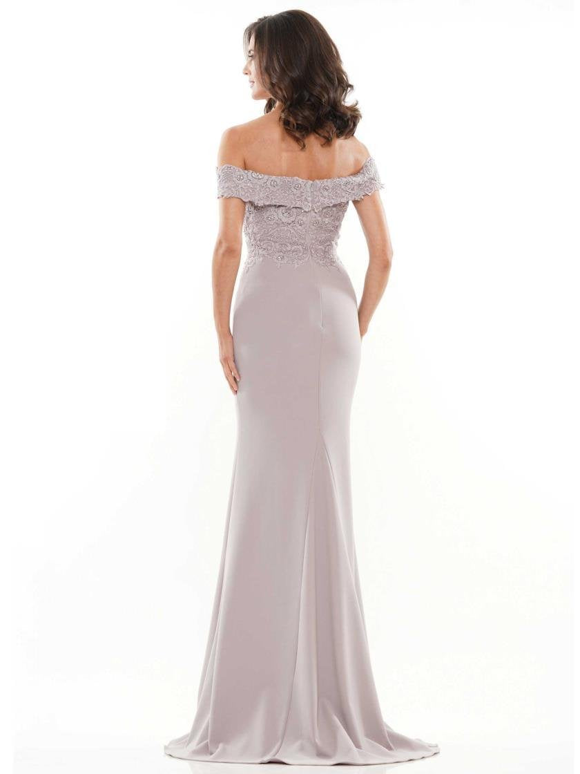 Rina di Montella Long Formal Off Shoulder Gown 2728 - The Dress Outlet