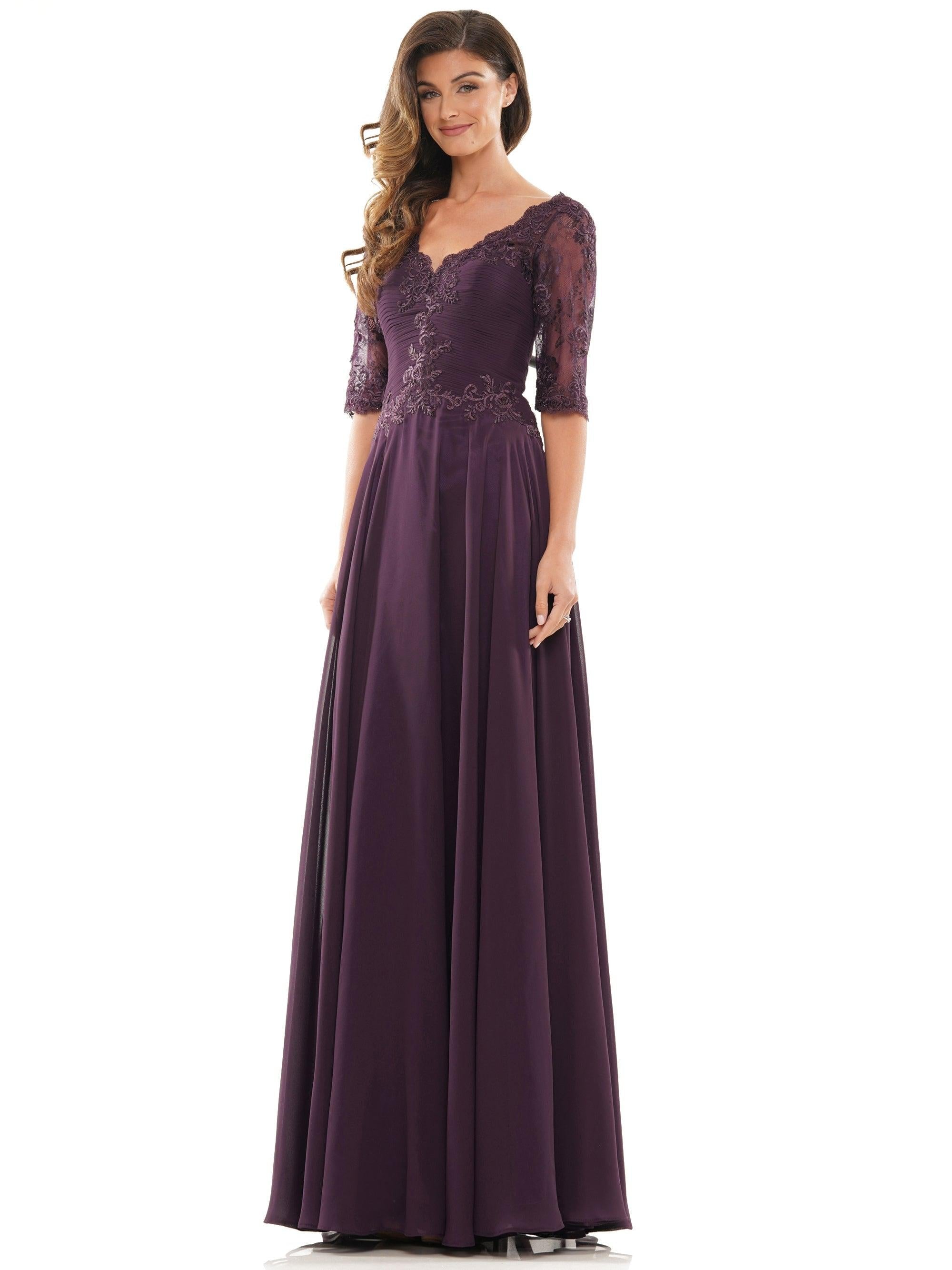 Rina di Montella Long Mother of the Bride Gown 2760 - The Dress Outlet