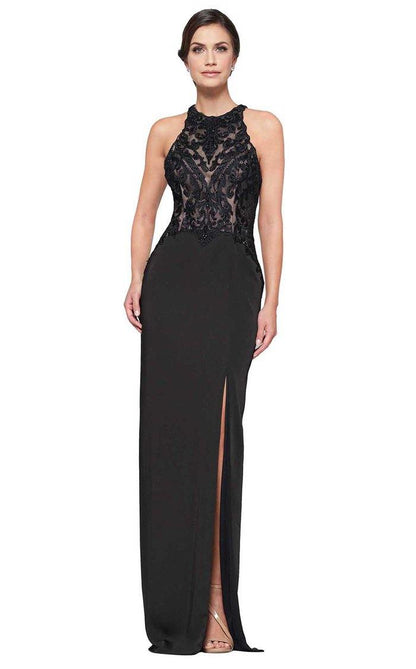 Rina Di Montella Long Prom Fitted Dress - The Dress Outlet