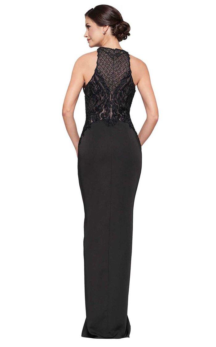 Rina Di Montella Long Prom Fitted Dress - The Dress Outlet