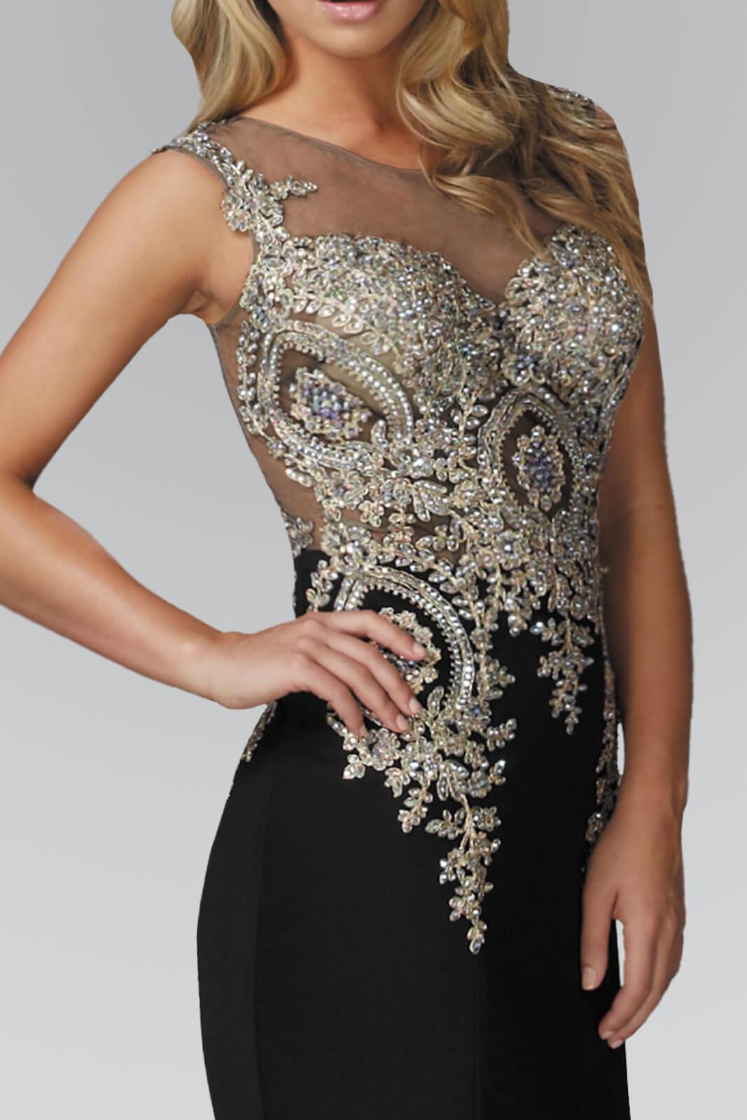 Rome Jersey Long Prom Dress Formal