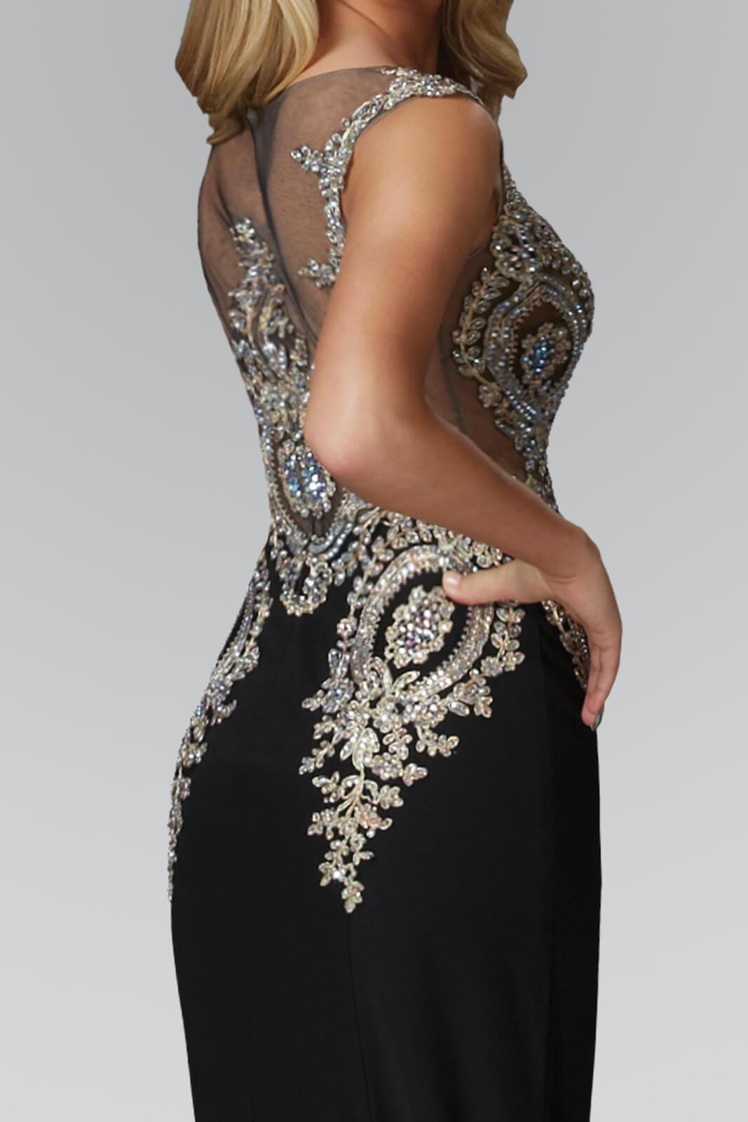 Rome Jersey Long Prom Dress Formal