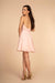 Ruched Strapless Sweetheart Chiffon Short Dress - The Dress Outlet Elizabeth K