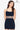 Cocktail Dresses Short Fitted Cocktail Mini Dress Navy/Rose Gold