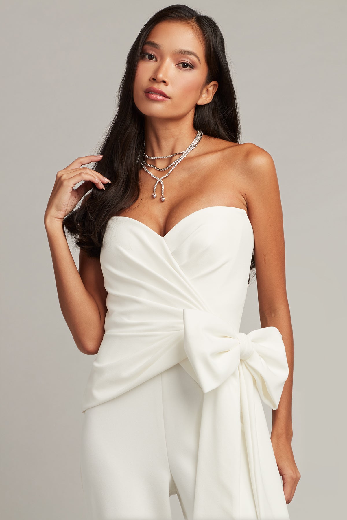 Jumpsuit Long Formal Jumpsuit Ivory