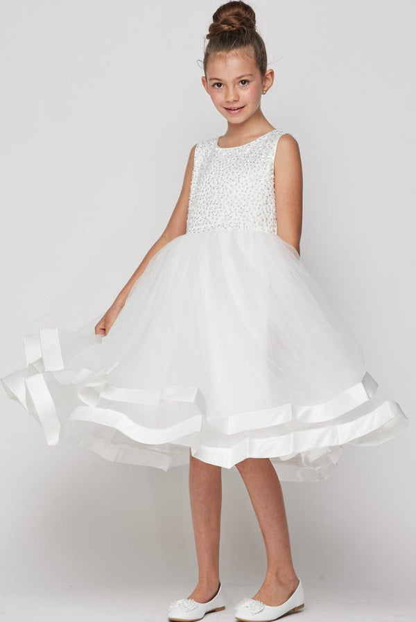 Sequin and Tulle Dress Flower Girls