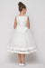 Sequin and Tulle Dress Flower Girls - The Dress Outlet Cinderella Couture