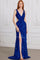 Prom DressesProm Long Fitted Slit Sequin Evening Formal Dress Royal