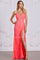 Prom Dresses Prom Fitted Long Formal Beaded Evening Dress Hot Pink