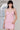 Cocktail Dresses Short Fitted Floral Beaded Cocktail Dress Pink