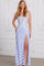Prom Dresses Fitted Slit Long Formal Sequin Porm Dress Royal