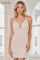 Cocktail Dresses Homecoming Short Fitted Sequin Cocktail Dress Blush