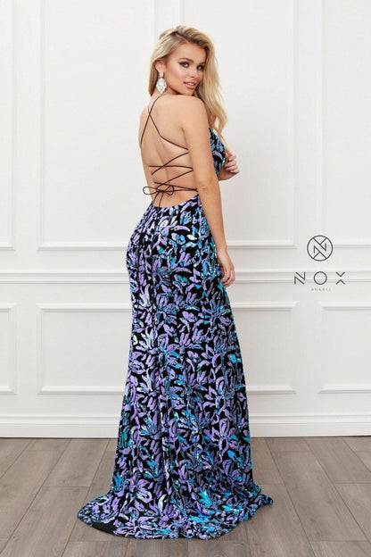Sexy Long Beaded Mermaid Dress - The Dress Outlet