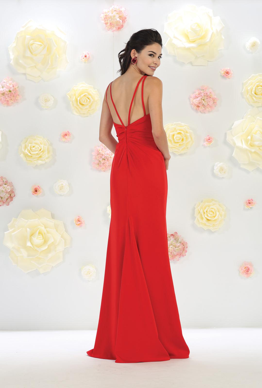 Sexy Long Formal Dress Prom Evening Gown - The Dress Outlet May Queen