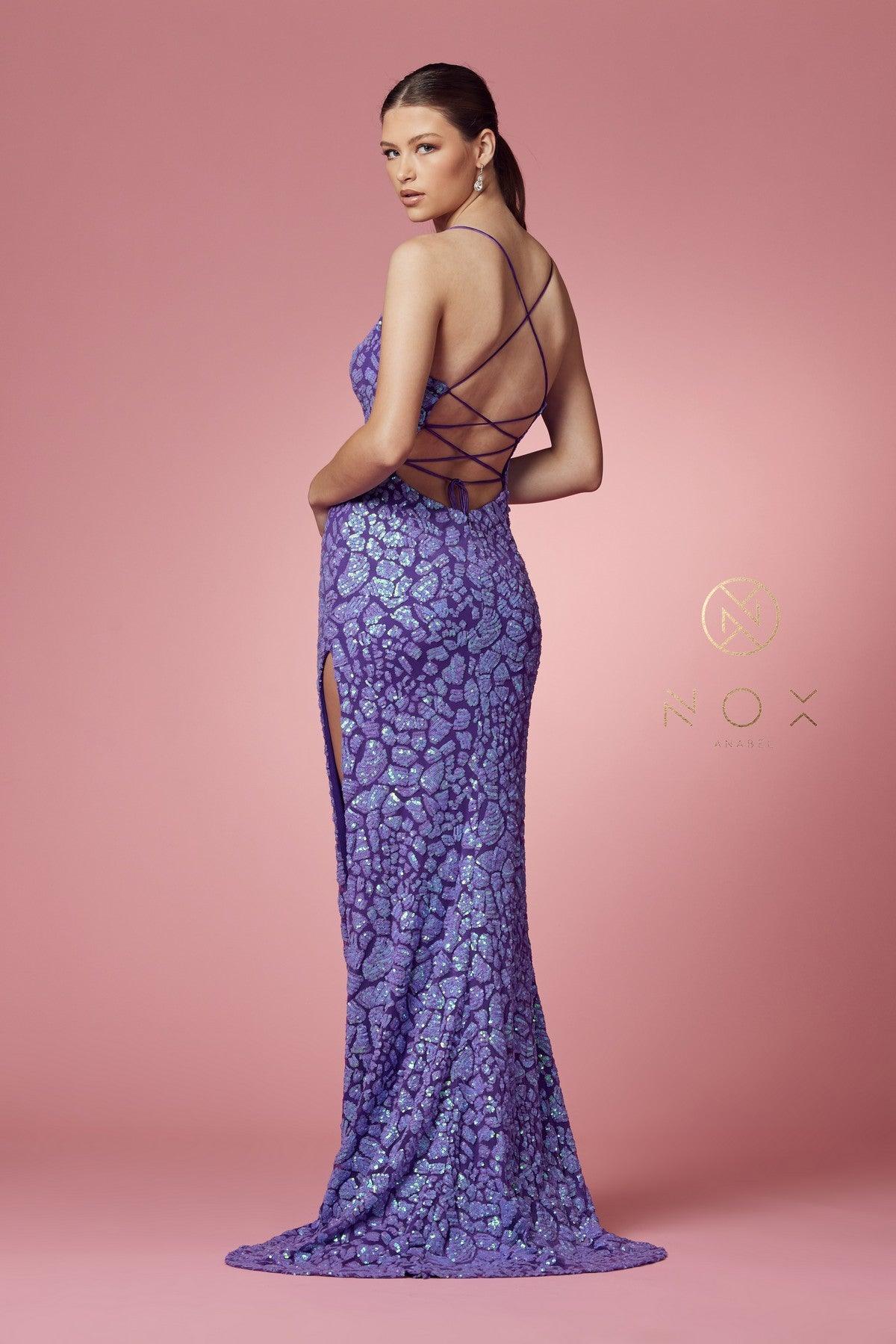 Sexy Long Open Back Mermaid Dress - The Dress Outlet