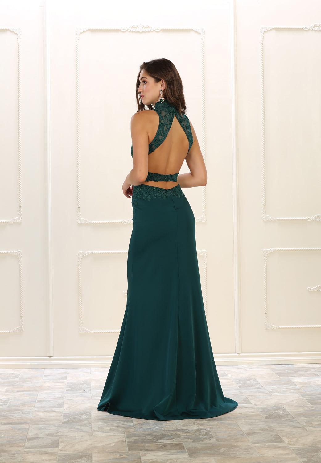 Sexy Prom Long Dress Evening Gown Formal - The Dress Outlet May Queen