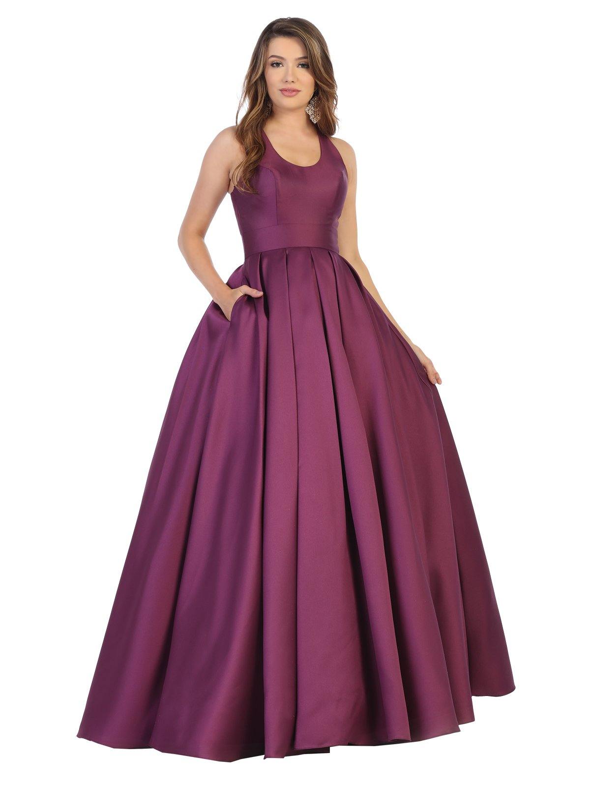 Sexy Prom Plus Size Long Formal Dress Ball Gown - The Dress Outlet May Queen