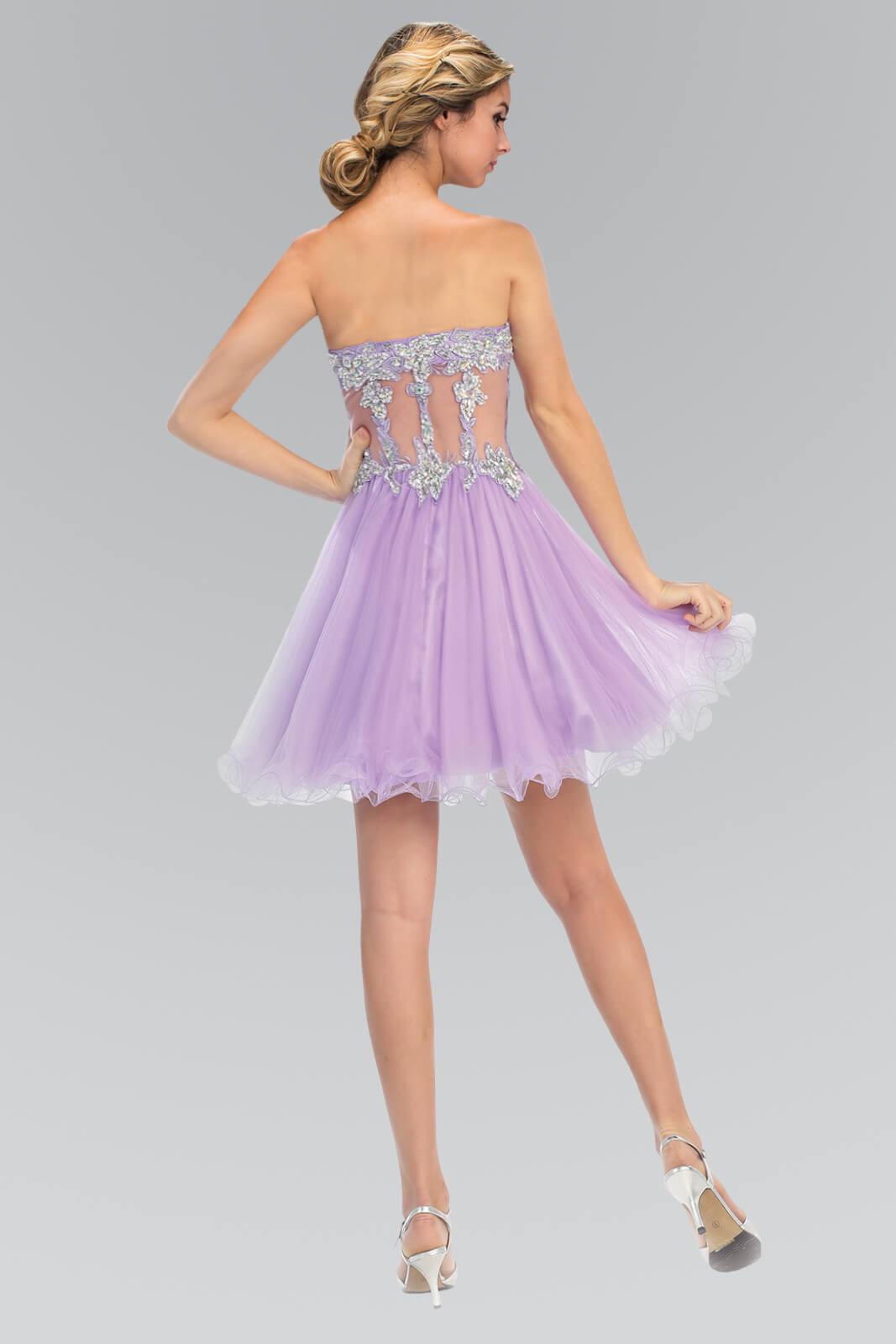 Sexy Sweetheart Short Prom Dress - The Dress Outlet Elizabeth K
