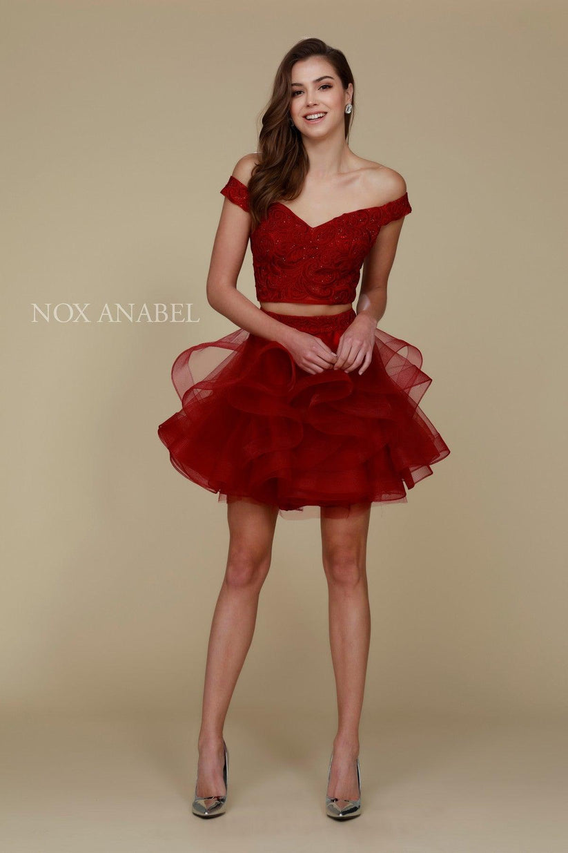 Beach Style Solid Color Two Piece Dress,Sexy Two Piece Prom Dress Y4369