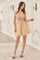 Cocktail Dresses Short Homecoming A Line Lace Cocktail Dress Champagne