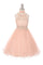 Short Beaded Dress Flower Girls - The Dress Outlet Cinderella Couture