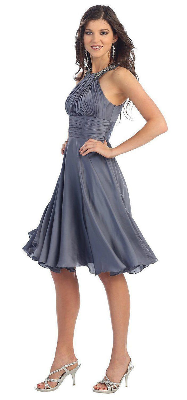 Short Bridesmaids Cocktail Formal Dress