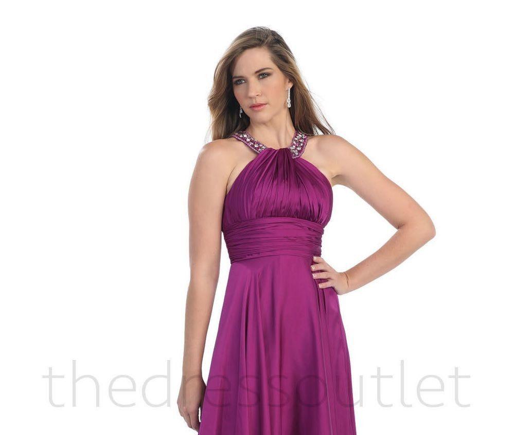 Short Bridesmaids Cocktail Formal Dress - The Dress Outlet May Queen