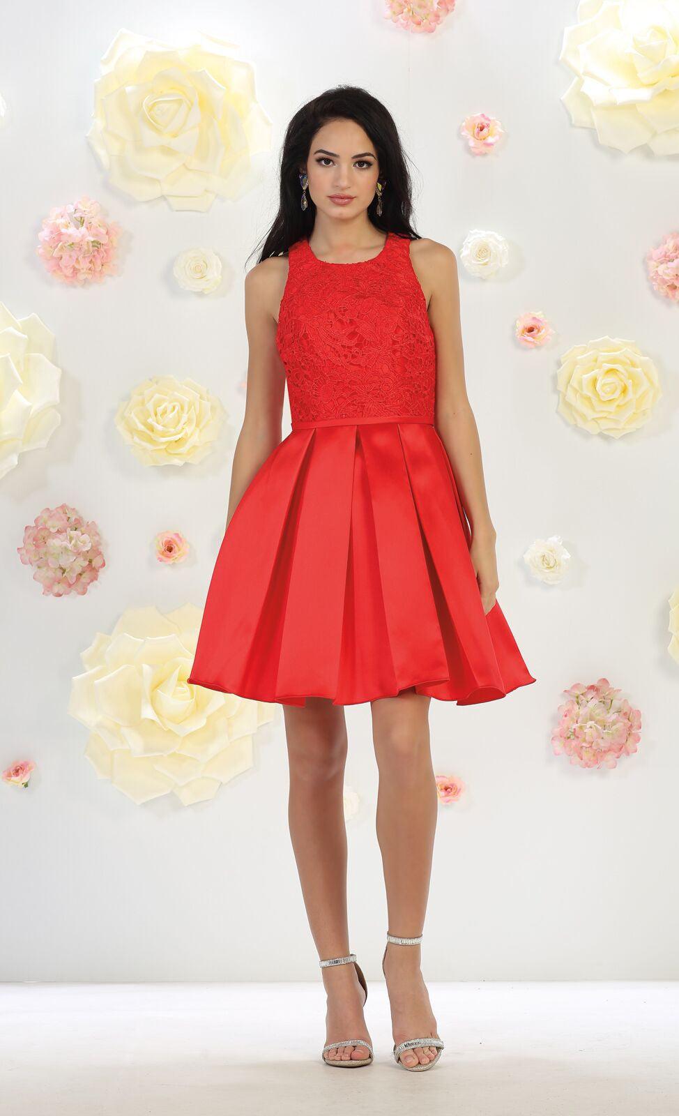 Short Bridesmaids Dresses Homecoming Cocktail Party - The Dress Outlet May Queen