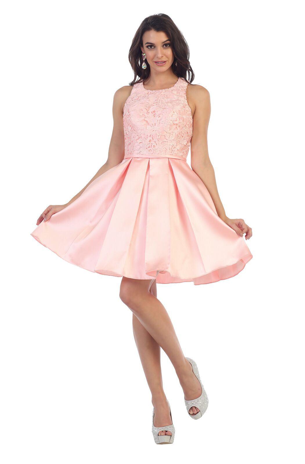 Short Bridesmaids Dresses Homecoming Cocktail Party - The Dress Outlet May Queen